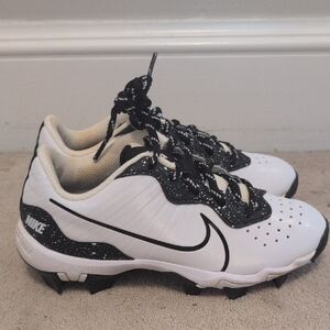 Nike Black and White Cleats